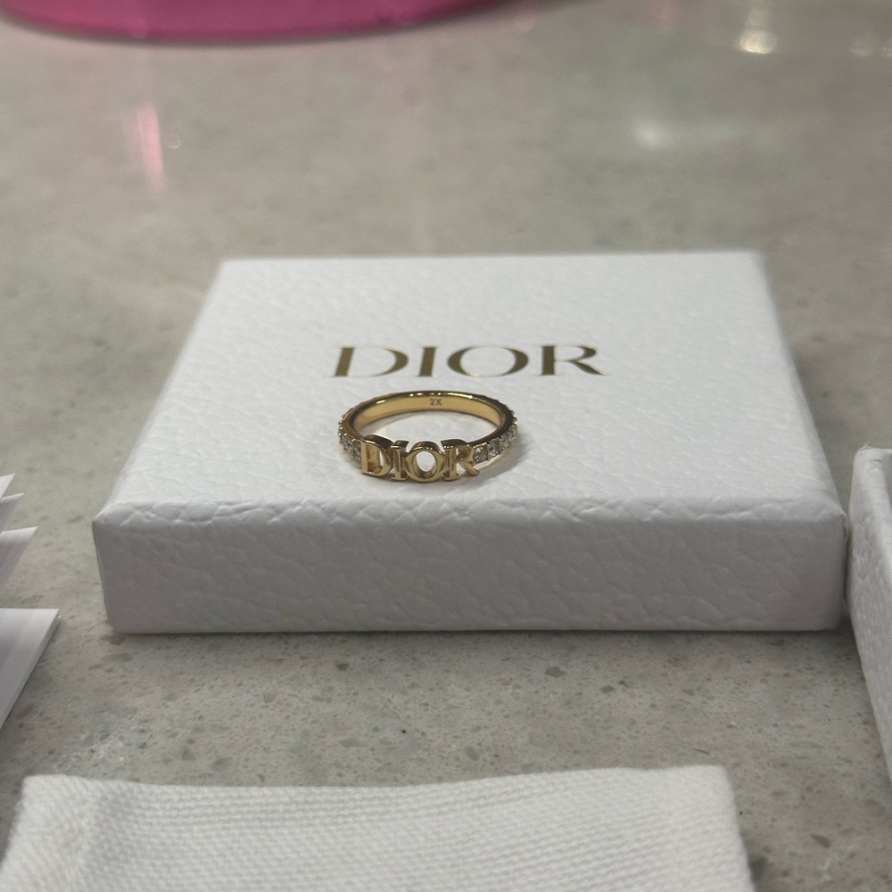 Dior Gold Minimalist Ring